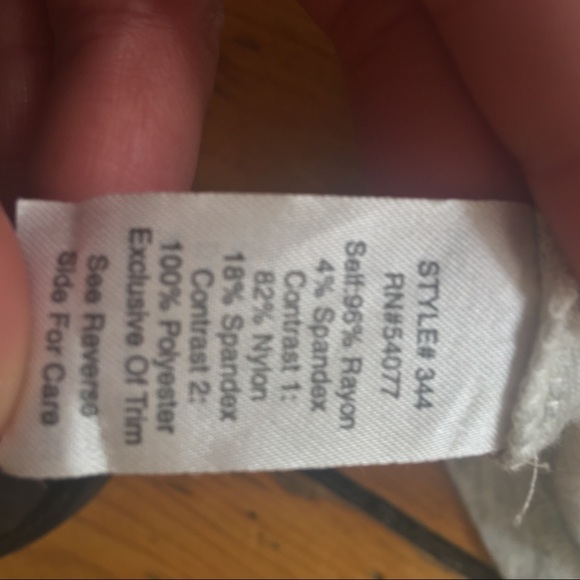 NWOT Cabi gray cream and white cotton cardigan M - Picture 5 of 8